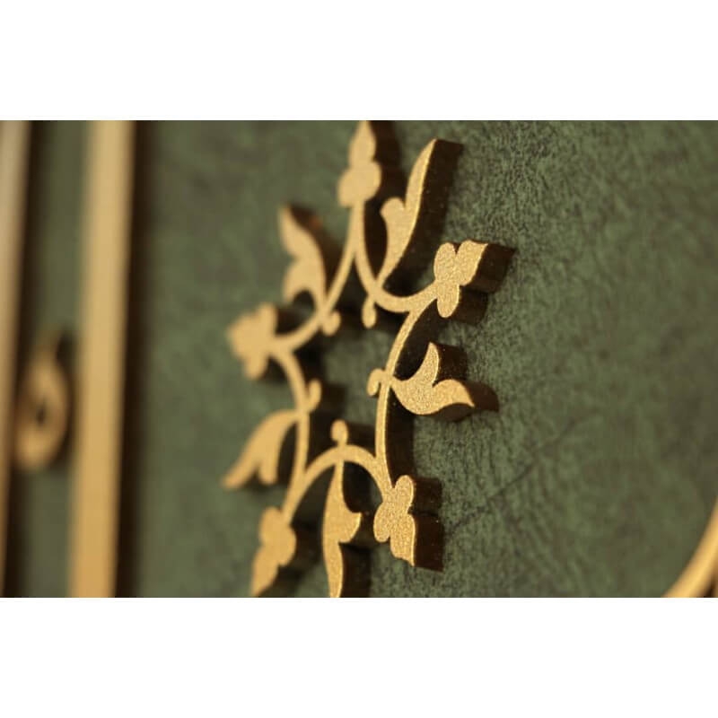 İslami Tablo 124X54 cm El Yapımı Naht Sanatı Dekoratif Çerçeveli KELİME-İ TEVHİD