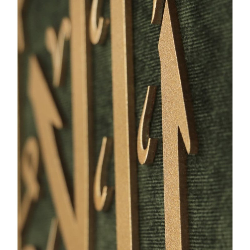 İslami Tablo 83x75 cm El Yapımı Naht Sanatı Dekoratif Çerçeveli KELİME-İ TEVHİD