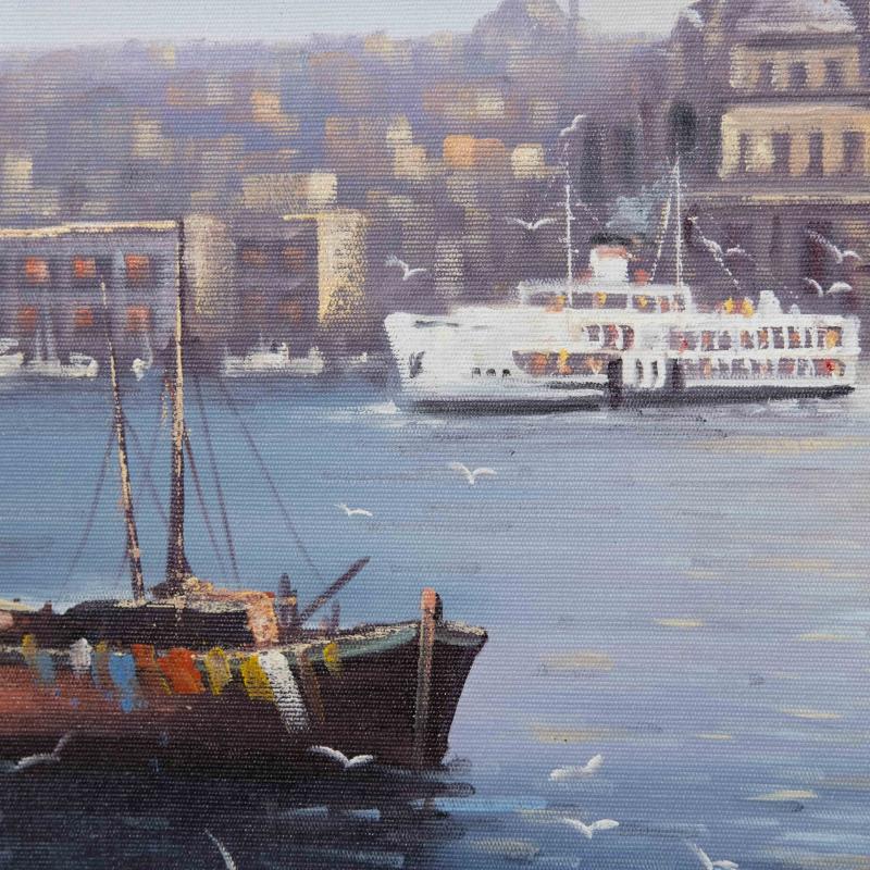 Yağlı Boya Tablo Orijinal 95x75 cm ’GALATA KÖPRÜSÜ’’