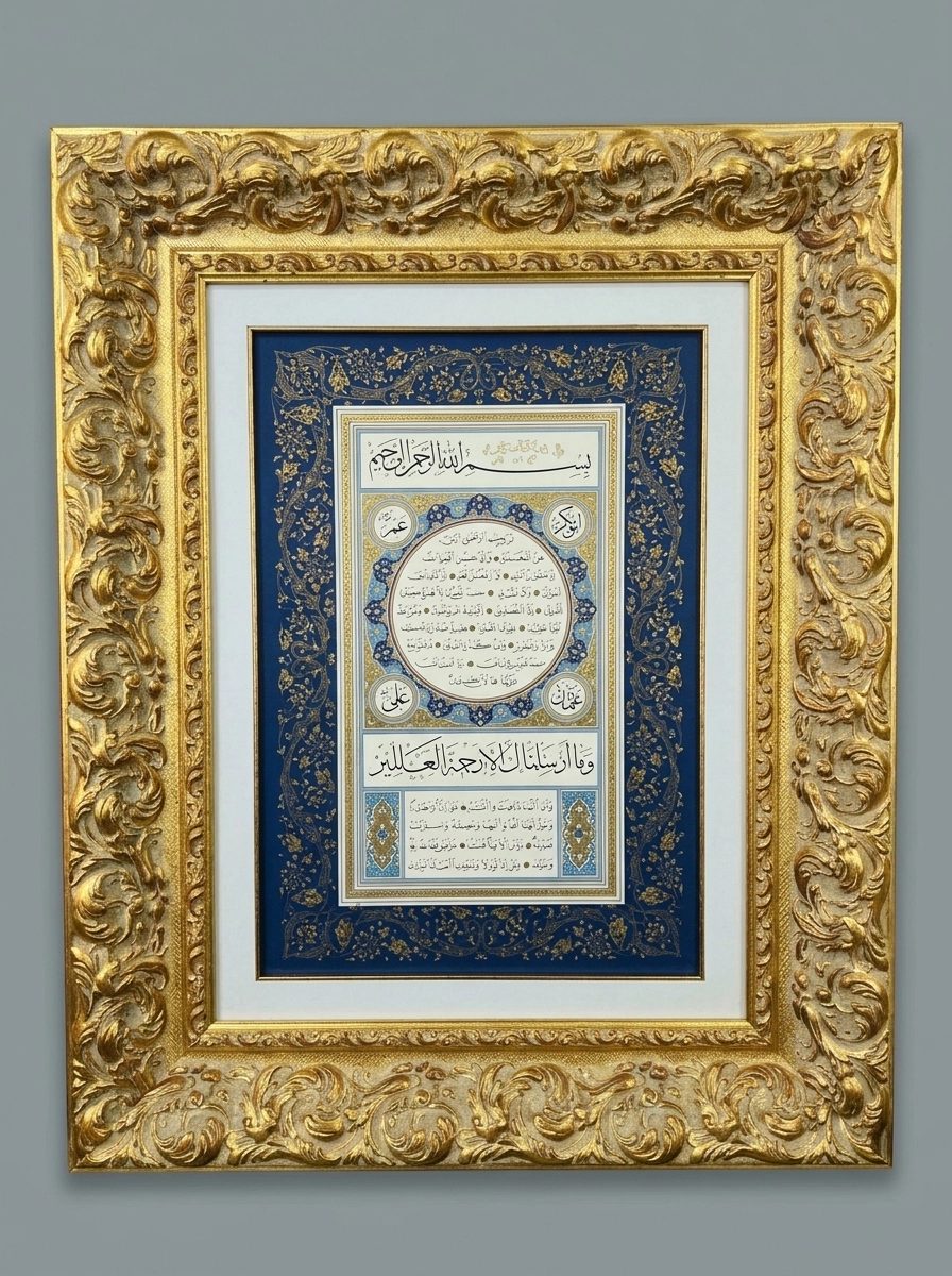 68x85 cm El Yazması  HİLYE-İ ŞERİF