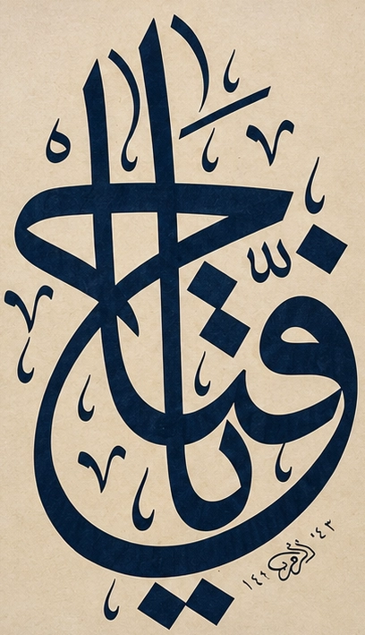  El Yazması 59x79 cm ’YA FETTAH’’