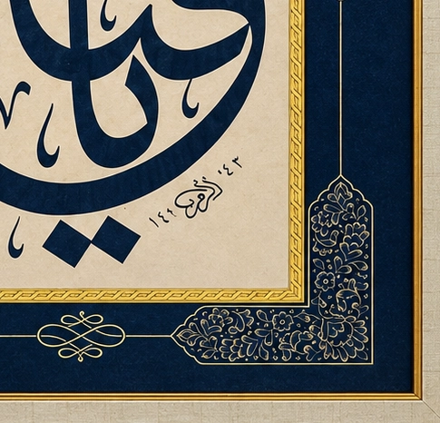  El Yazması 59x79 cm ’YA FETTAH’’
