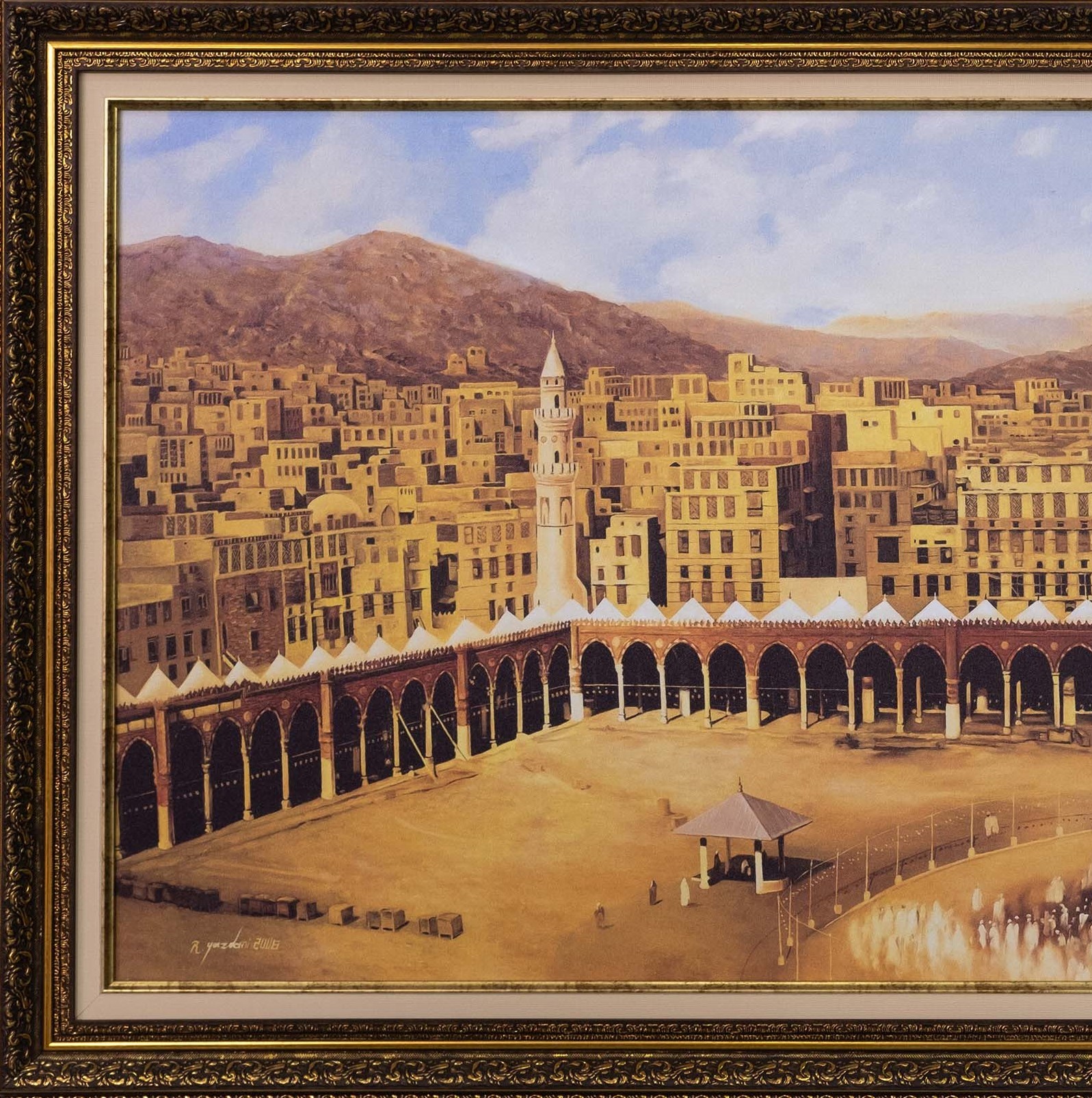 Dijital Baskı Tablo 154x73 cm ’KABE AVLUSU’’