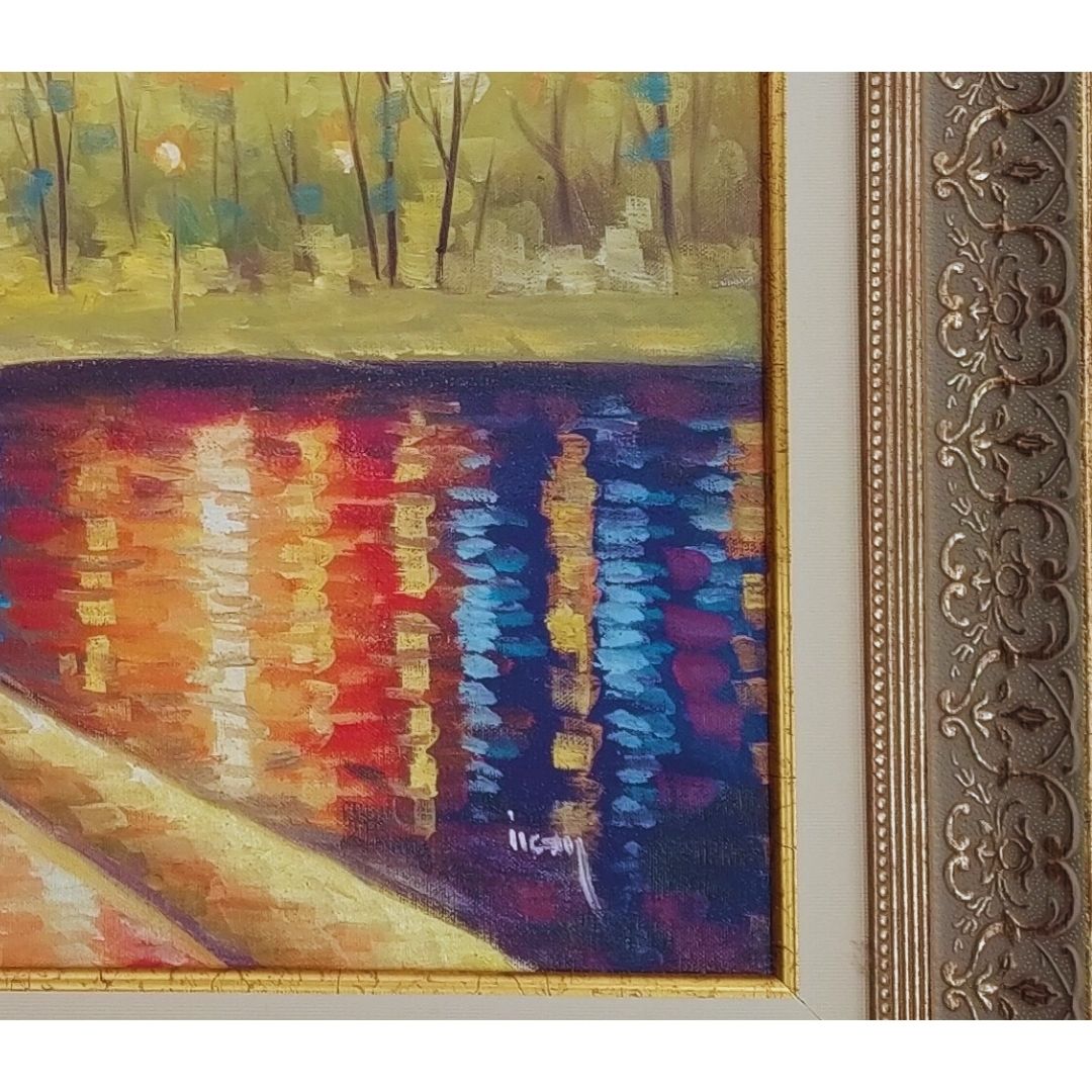 Yağlı Boya Tablo 77X67 cm Sonbahar Gezintisi