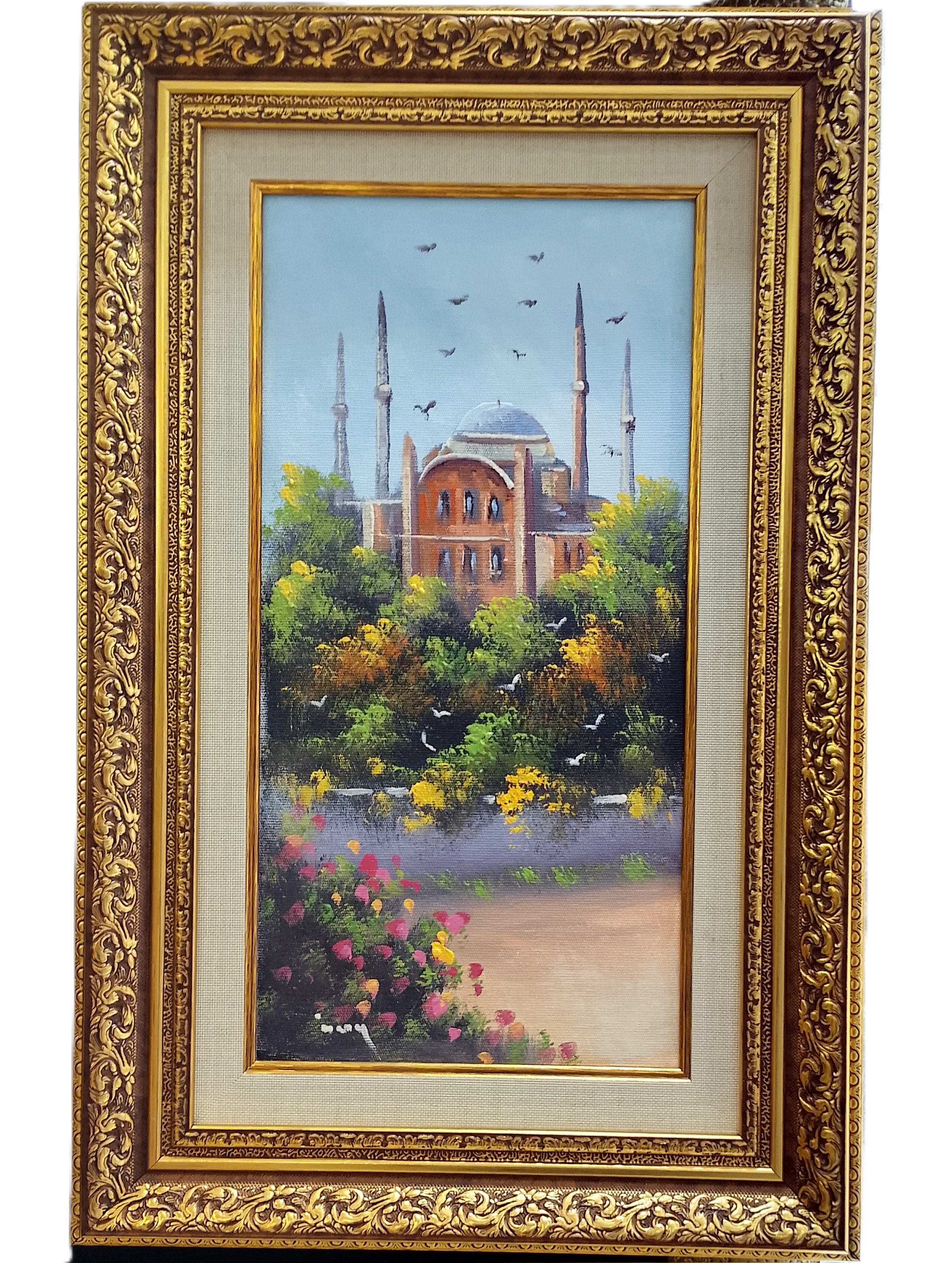 Yağlı Boya Tablo 55x36 cm orijinal 55x36 cm AYASOFYA