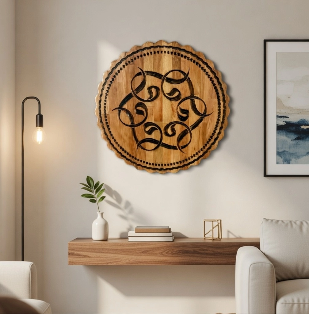 6 LI VAV KONFİGÜRASYONU 60 CM KAYIN MASİF AĞAÇ ÜZERİ İŞLEME